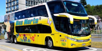 Bus Norte en Santiago